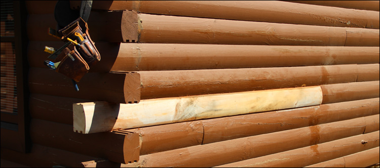 Log Home Damage Repair  Fairfax County, Virginia